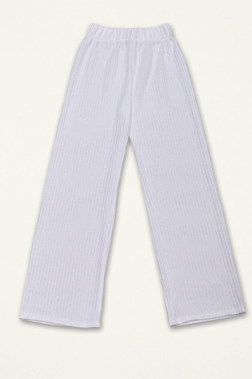 Ribbed Knit Set – Button-Up Jacket