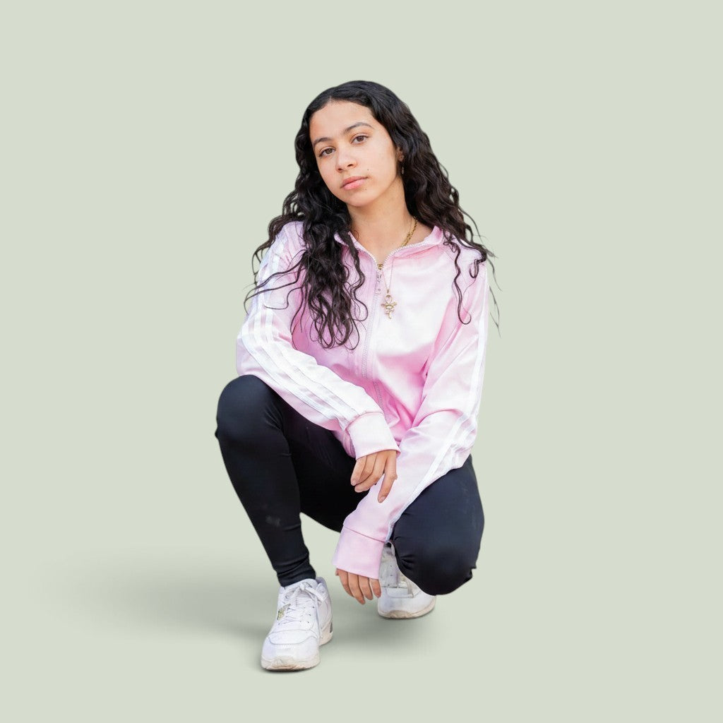 Striped Track Zip-Up Jacket
