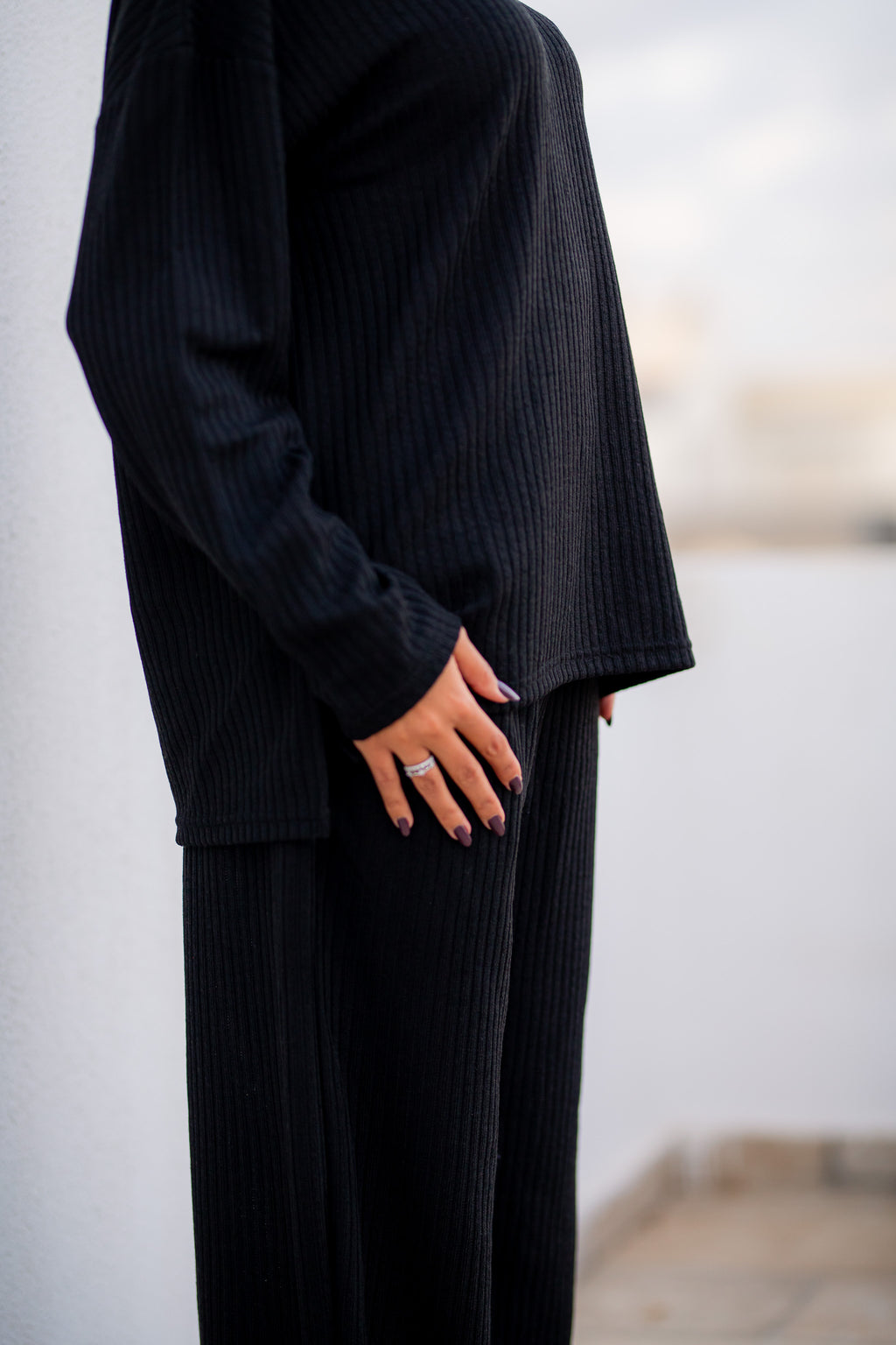Ribbed Knit Set