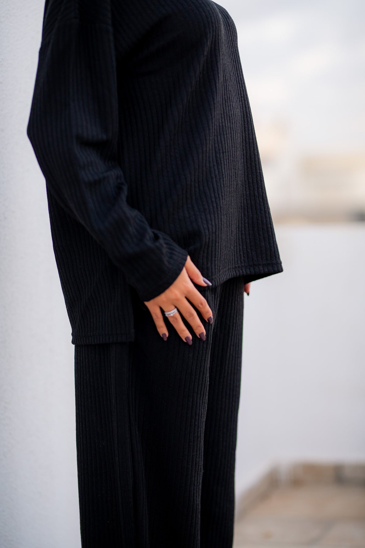 Ribbed Knit Set