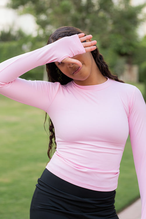 Fitted Top with Thumbholes