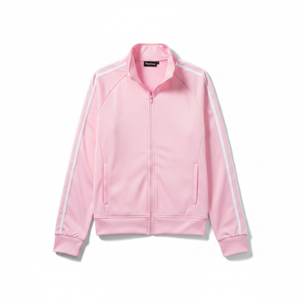 Striped Track Zip-Up Jacket