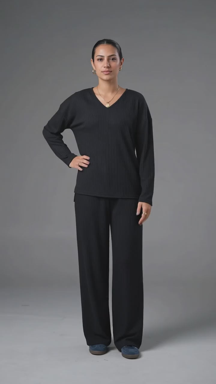 Ribbed Knit Set